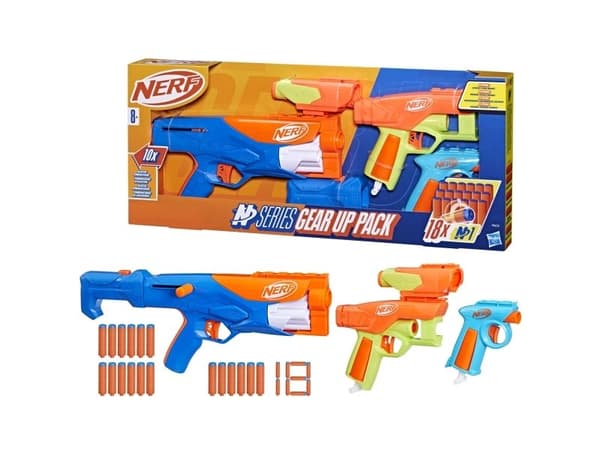 Nerf N Series Gear Up Pack, Toy Blaster, 8 år