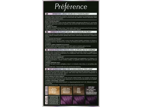 L'OREAL_Preference farba do włosów 3.161 Magnetisk plomme