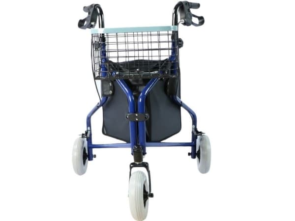 Ergonomisk trehjulet rollator Barcelona RF-611 - Blå