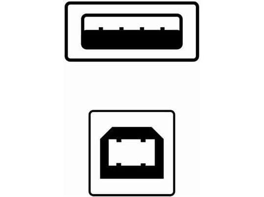 USB-kabel USB-A til logo 5 m grå (15853)