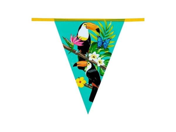 Tukan vimpelguirlande