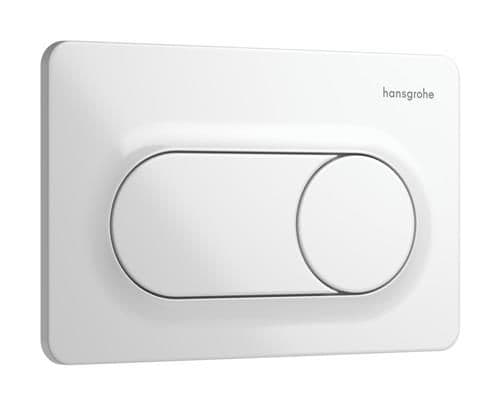 Manöverpanel iFrame S, dubbel skylt, vit