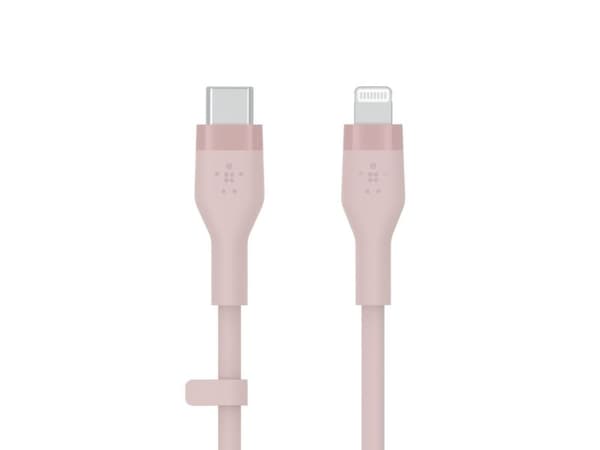Belkin BoostCharge - Lightning-kabel - USB-C hann til Lightning hann - 2 m - rosa