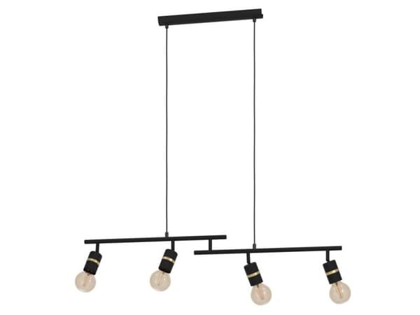 EGLO LURONE PENDEL 4XE27 L1000 SORT