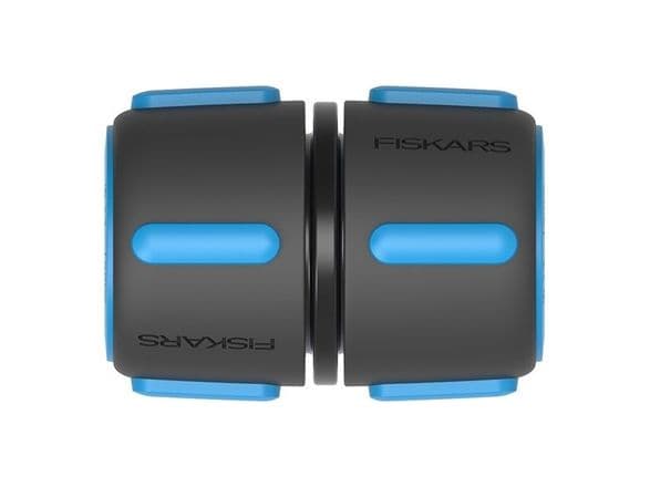 Fiskars 1027064, Slangekontakt, 1/2", Hunkjønn/Hunkjønn, Sort, Blå