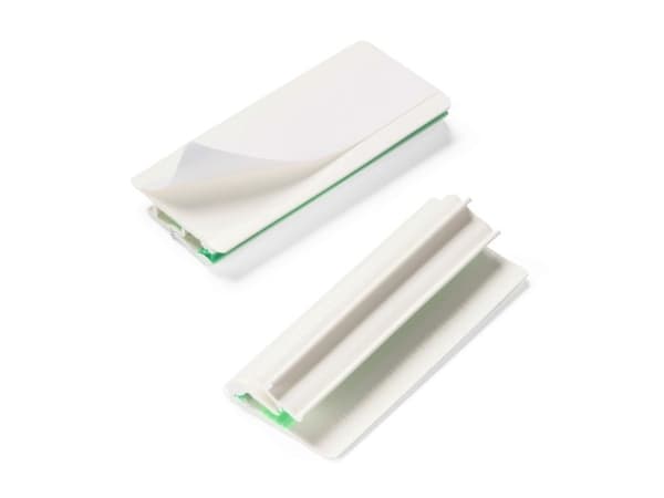 Pappersklämma Durable VARIOCLIP® vit - (5 st.)