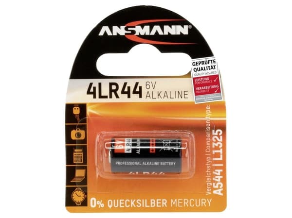 ANSMANN - Batteri 4LR44 - Alkalisk