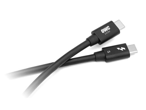 OWC Thunderbolt 5/TB4/USB-4/C-kabel 1m svart - Kabel - Digital/Data (OWCCBLTB5C1.0M)
