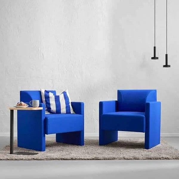 Fåtöljbitar Blå - Design Peter Andersson