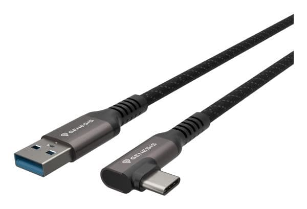 GENESIS NVC-2221, 5 m, USB A, USB C, USB 3.2 Gen 1 (3.1 Gen 1), 5 Gbit/s, Sort, Grå
