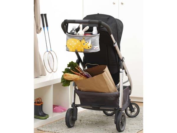 3 Sprouts Opbevaringskurv til klap- og barnevogn (Stroller organizer), Hval