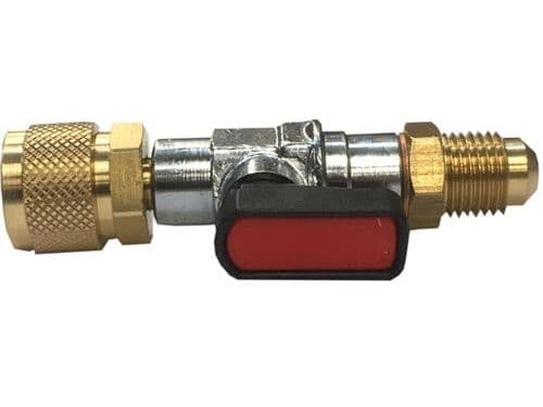 Kugleventil CA-5/16'' SAE-R R410A rød