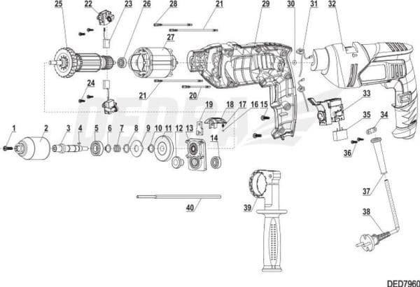 Bryter Jungiklis HLTE-8A 8A 250V