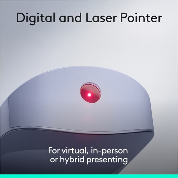 Logitech Spotlight 2 - Presentasjonsfjernstyring - radio - lys syrin