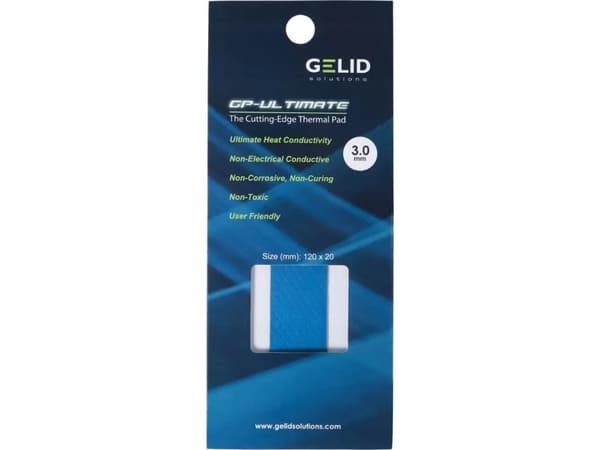 Termopady Gelid Ultimate 120x20x3.0mm TP-GP04-R-E
