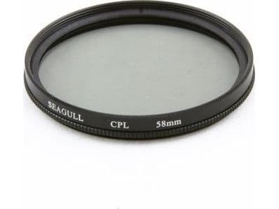 Seagull filterkit 40,5 mm – CPL / UV / grå polariserande halva