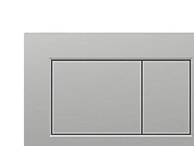 Geberit Sigma01 spolplatta – för dubbeldusch square matt krom