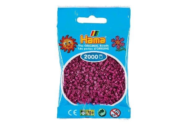 Hama mini perler 2000 stk. plomme