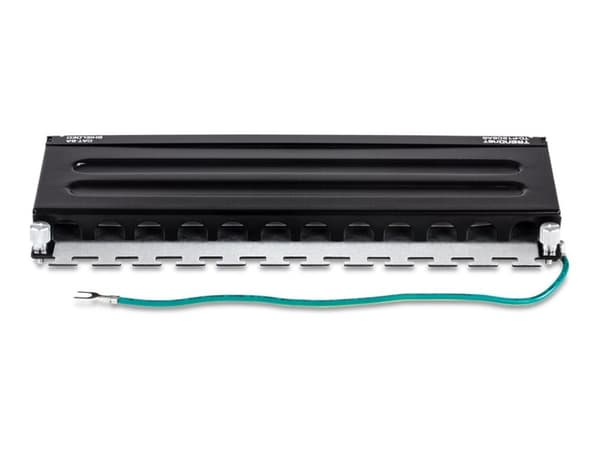 TRENDnet TC-P12C6AS - Patch-panel - väggmontering - CAT 6a - STP - RJ-45 X 12 - 0.5U