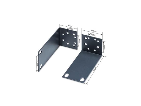 TP-Link Omada RACKMOUNT KIT-13(UN), Asennussarja, Metalli, musta