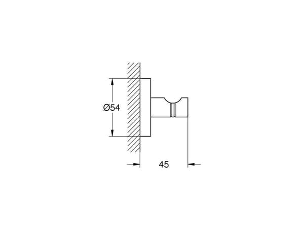 Grohe Start krog metallgaffel -