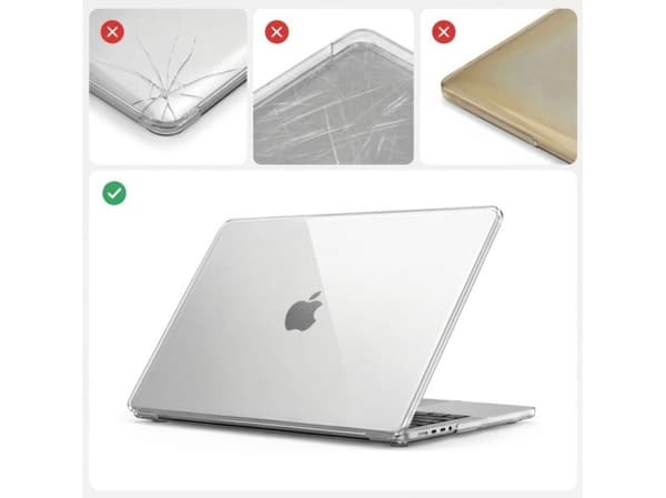 4kom.pl TECH-PROTECT softshell kansi til MacBook NEO 13 2026, kristallinkirkas