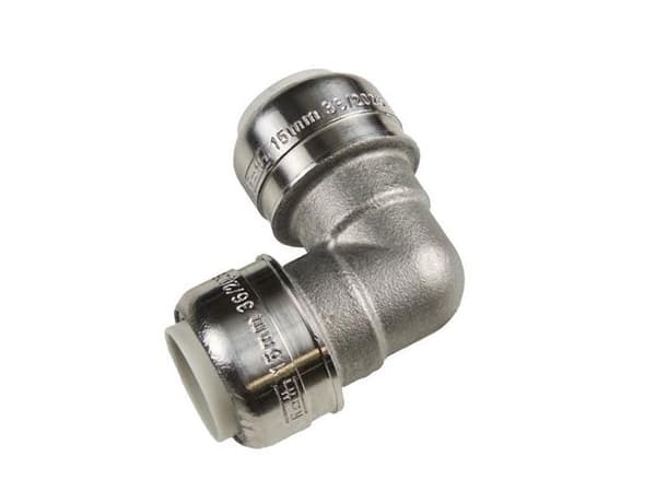Vinkel QuickPush 18mm mf/mf t/indst 316L