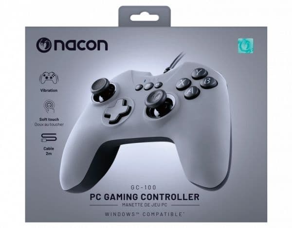 NACON GC-100 - Håndkonsoll - 6 knapper - kablet - grå - for PC