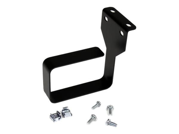 StarTech.com 2.4 x 3.9in Vertical Cable Management D Ring - 1.5U Metal D-Ring Hooks - Wire Organizer for 2 or 4-Post Network/Server Racks (CMHOOKMW...