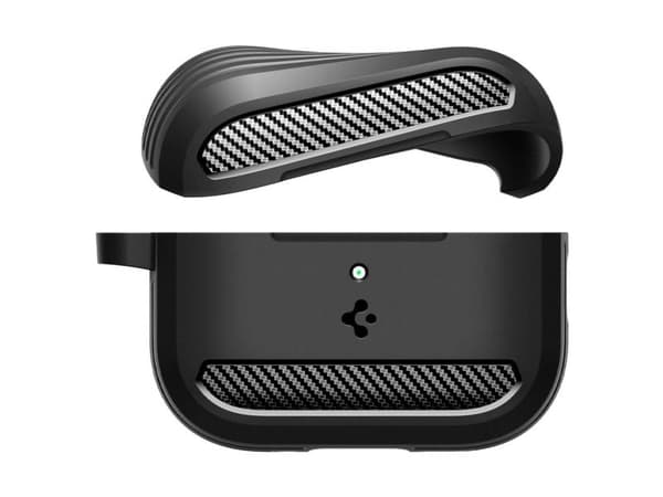 Spigen Rugged Armor, Låda, Termoplastisk polyuretan (TPU), Svart