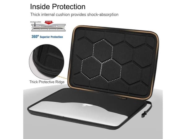 Tech-Protect Hardpouch Case for 15-16 Laptop - Black
