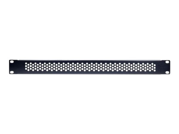 Inter-Tech PINHOLE APERTURE - Blindplate - RAL 9005 - 1U - 19"