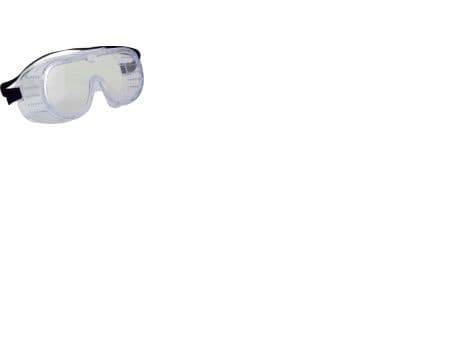 Skyddsglasögon Goggle Airmaster klar polykarbonat med ventilationshål och elastiska band