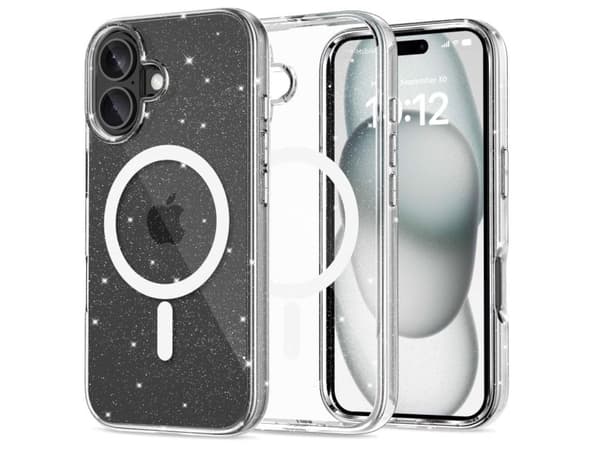 Tech-Protect TECH-PROTECT FLEXAIR HYBRID MAGSAFE IPHONE 16 GLITTER