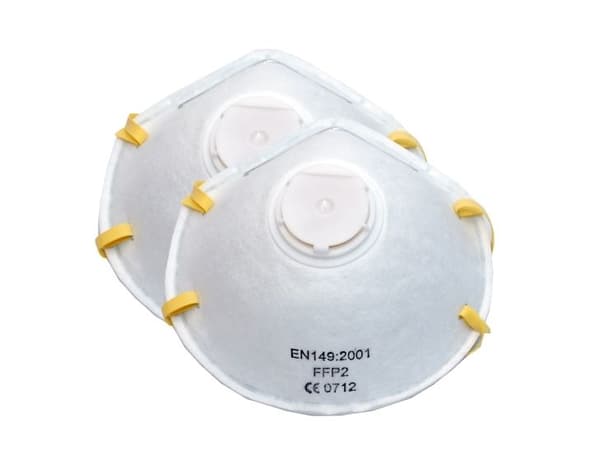 3M Work it by millarco® FFPV damm­mask med ventil 2-pack