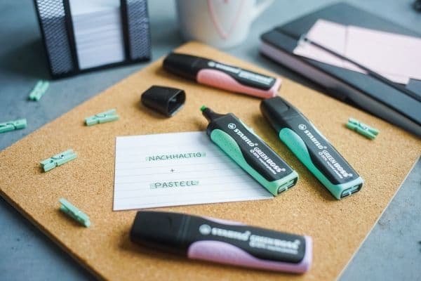 Highlighter, Stabilo Green Boss, ass. farver