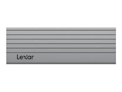 Lexar E6, SSD-kotelo, M.2, PCI Express, 10 Gbit/s, USB-liitettävyys, Hopea