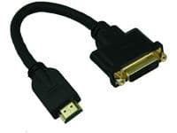 MicroConnect - Video adapter - HDMI hann til DVI hunn - 15 cm