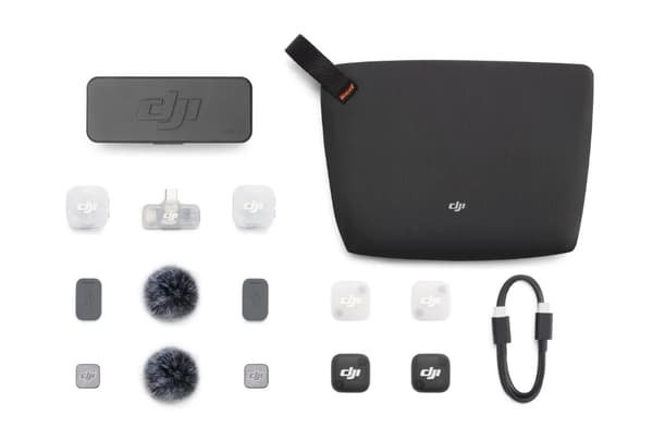 DJI Mic Mini 2 - Mikrofonsystem - Bluetooth - kablet, trådløs - 3,5 mm jakk, USB-C