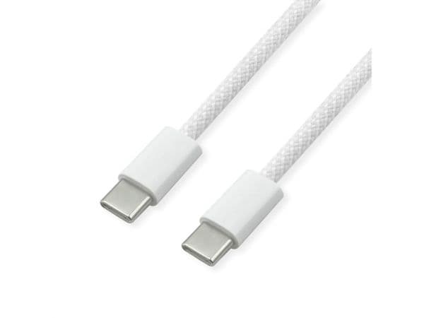 VALUE 11.99.8340, 1 m, USB C, USB C, USB 2.0, 0,48 Gbit/s, Hvit