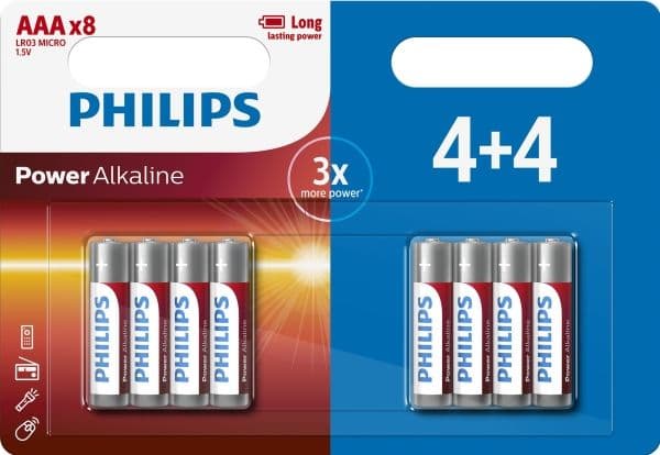 Philips LR03P8BP - Batteri AAA - alkaliskt