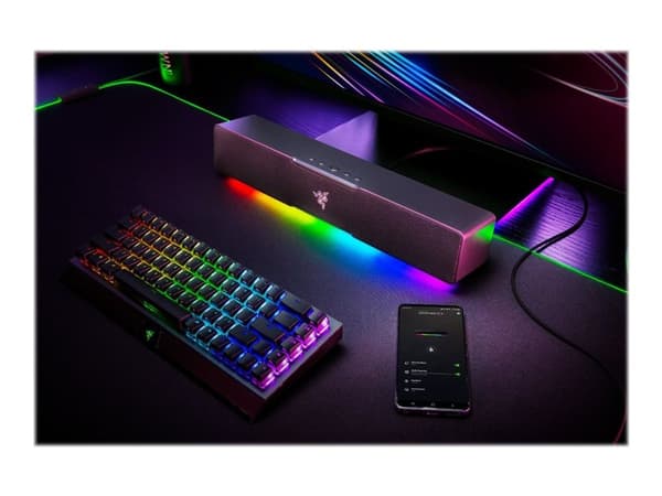 Razer Leviathan V2 X - Soundbar - för persondator - trådlös - Bluetooth - Appkontrollerad - USB