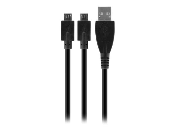 Venom VS2794, USB A, 2 x Micro-USB B, USB 2.0, Musta
