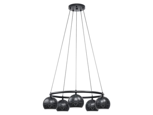 EGLO CANTALLOPS pendel E14 5 l Ø690 sort