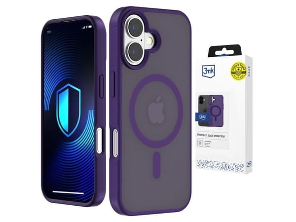 3mk Smoke MagCase för iPhone 17 - lila-translucent