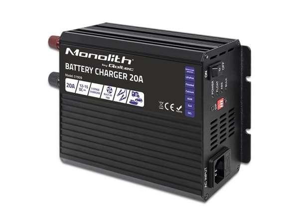 Qoltec Monolith - Batterilader - AC 180-260 V