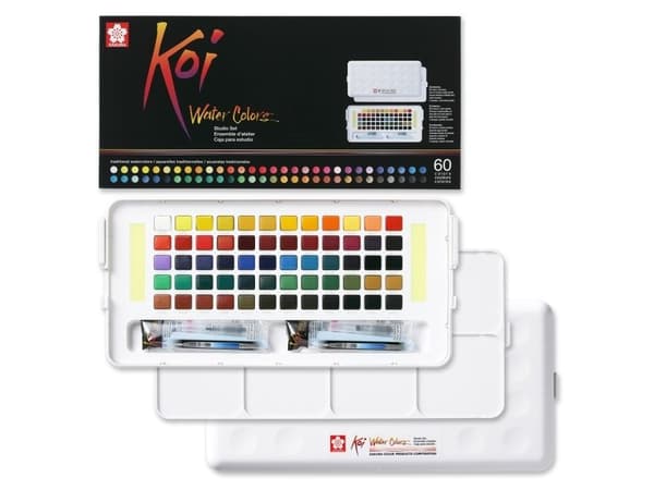 Sakura Koi Water Colors Studio-set | 60 halva pans