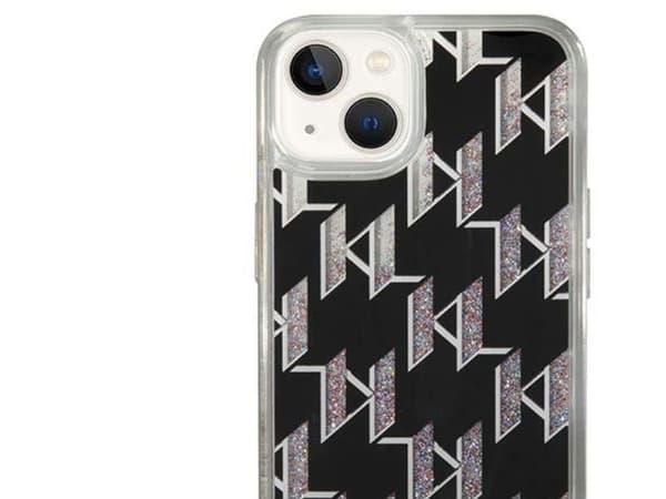 Karl Lagerfeld KLHCP14MLMNMMK iPhone 14 Plus 6,7" hardcase sort/sort Liquid Glitter Monogram