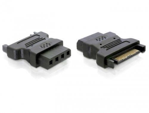 Delock - Strømadapter - SATA-strøm (hann) til 4-pin intern strøm (hann)