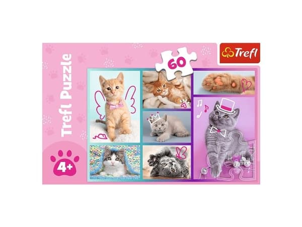 Trefl 17373, 60 stykker, Dyr, 4 år